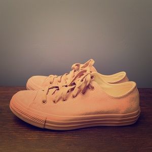 Mauve Suede Converse Sneakers
